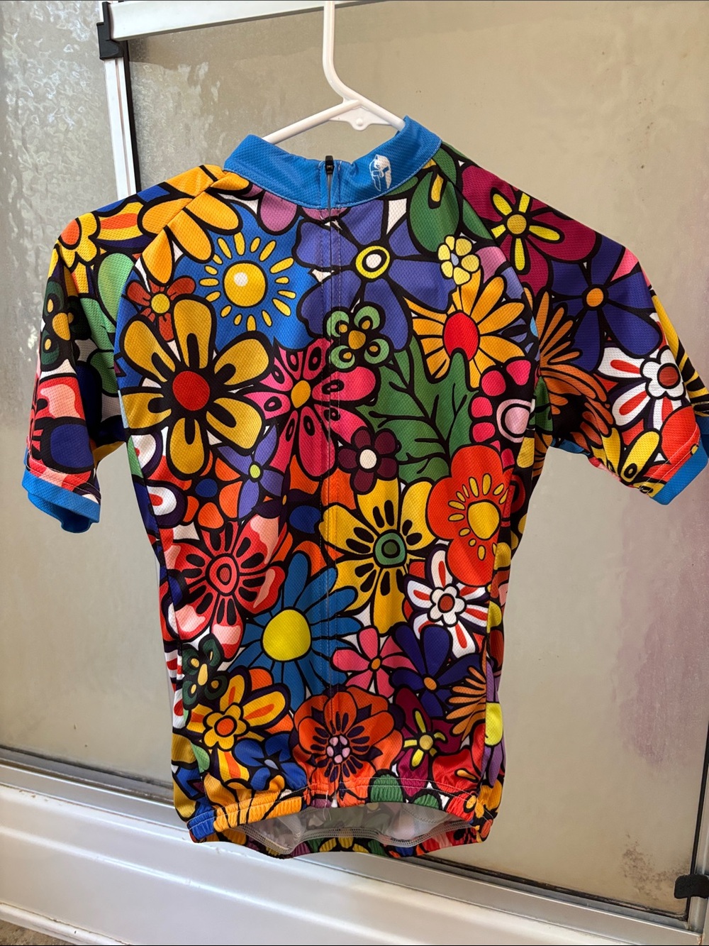Women’s Floral Short-Sleeve Cycling Jersey - Multicolor